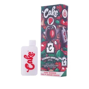 Cake 7g THCP Disposable – Gummy Apples – Sativa