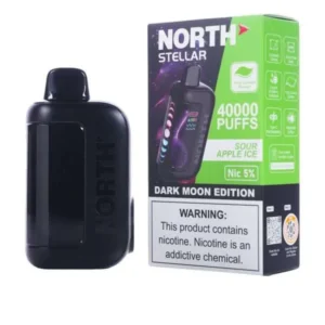 North Stellar Vape Dark Moon Edition 40k – Sour Apple Ice